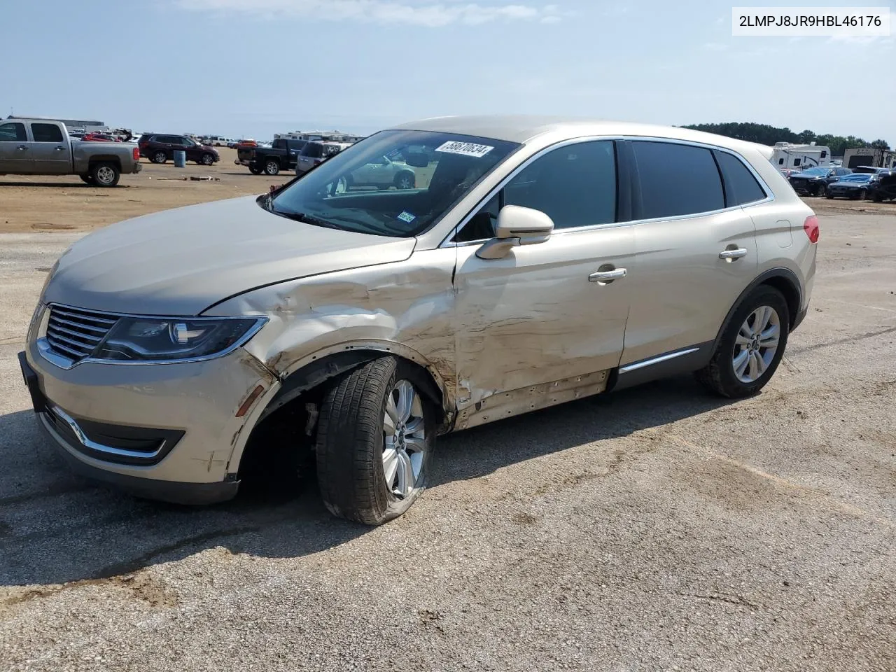 2017 Lincoln Mkx Premiere VIN: 2LMPJ8JR9HBL46176 Lot: 58670634