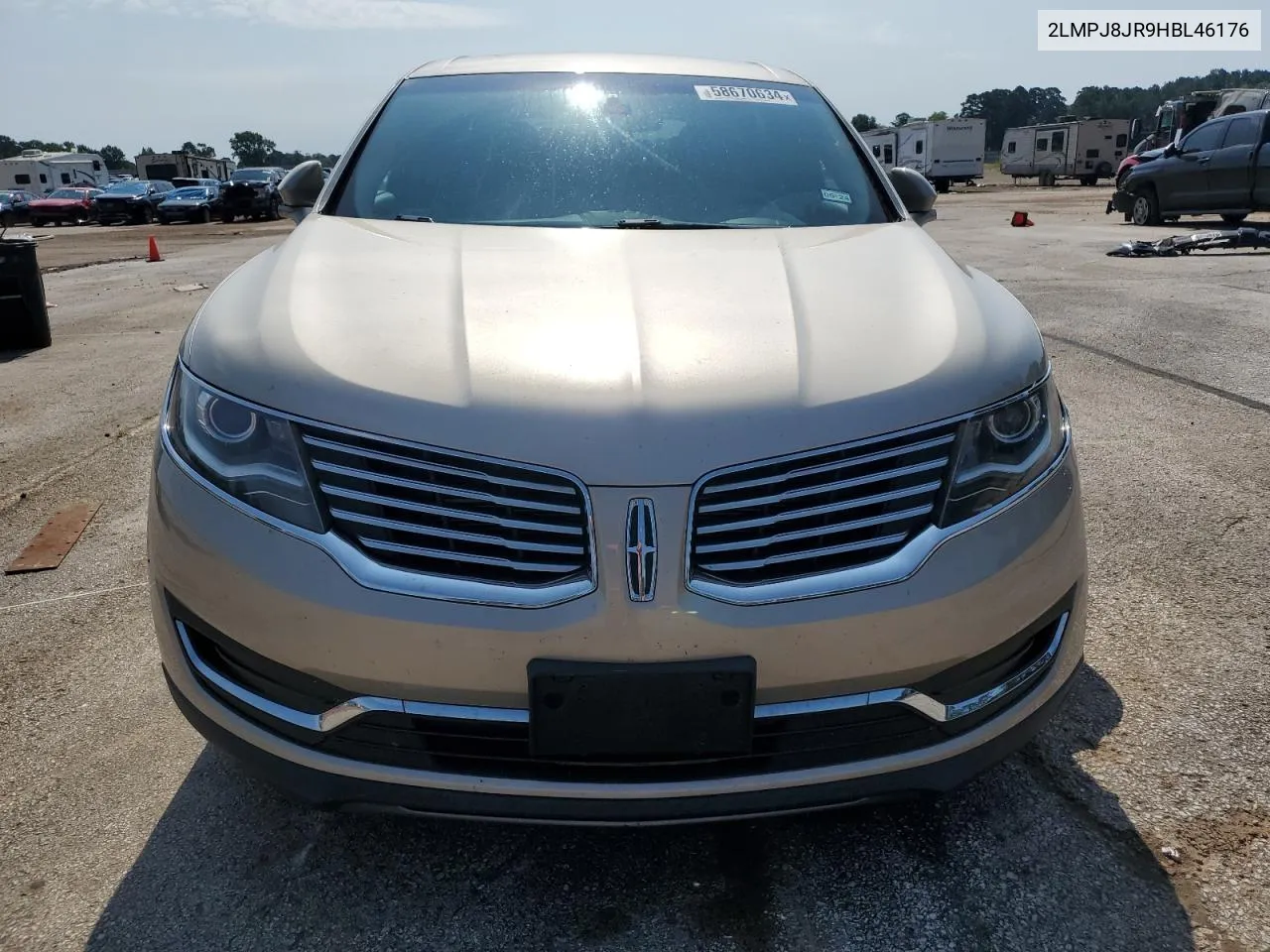 2017 Lincoln Mkx Premiere VIN: 2LMPJ8JR9HBL46176 Lot: 58670634