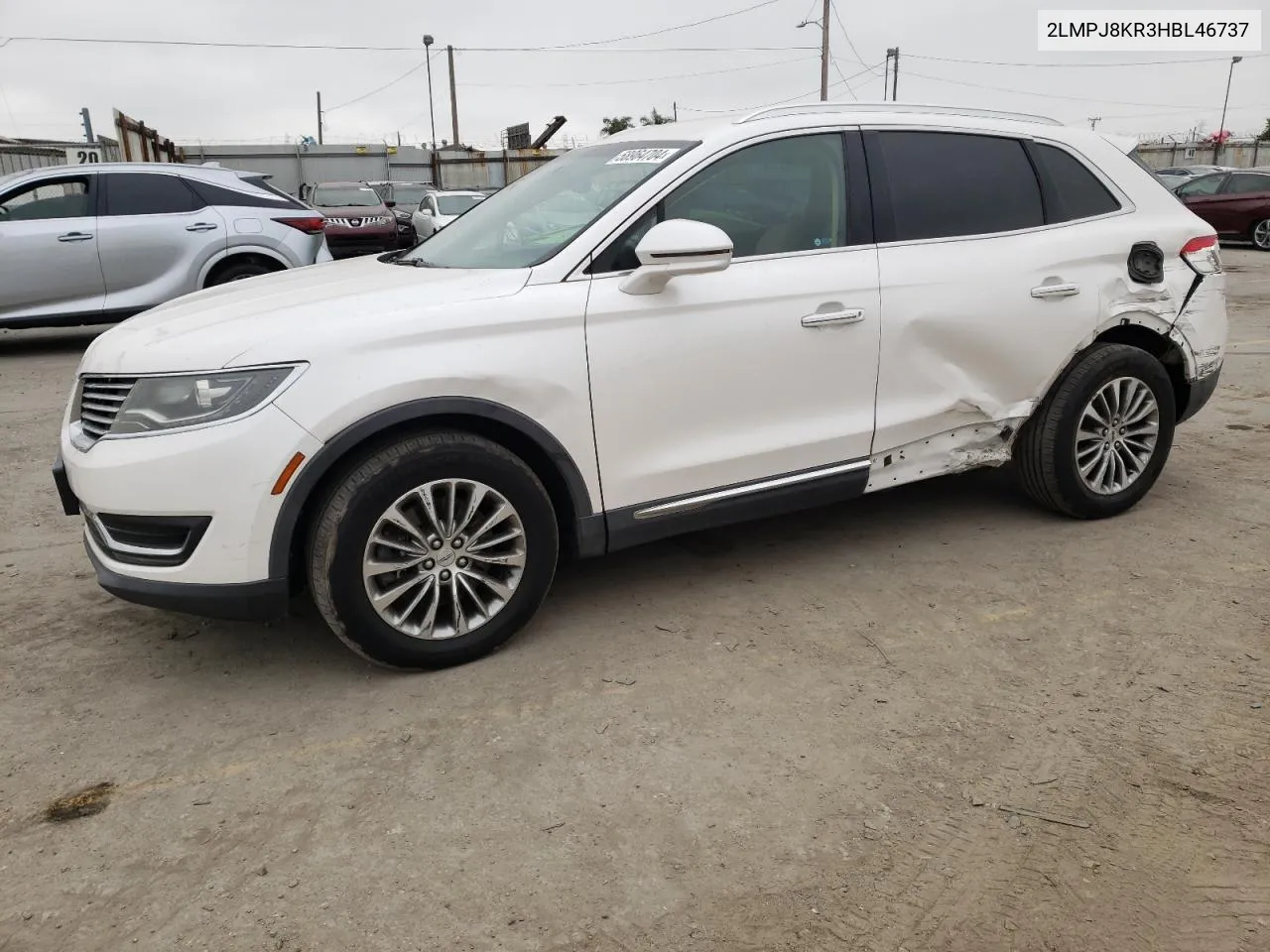 2LMPJ8KR3HBL46737 2017 Lincoln Mkx Select