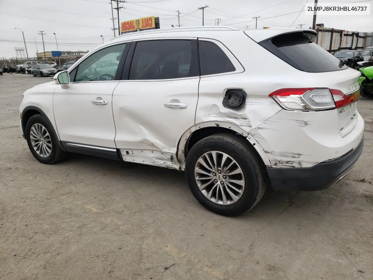 2LMPJ8KR3HBL46737 2017 Lincoln Mkx Select