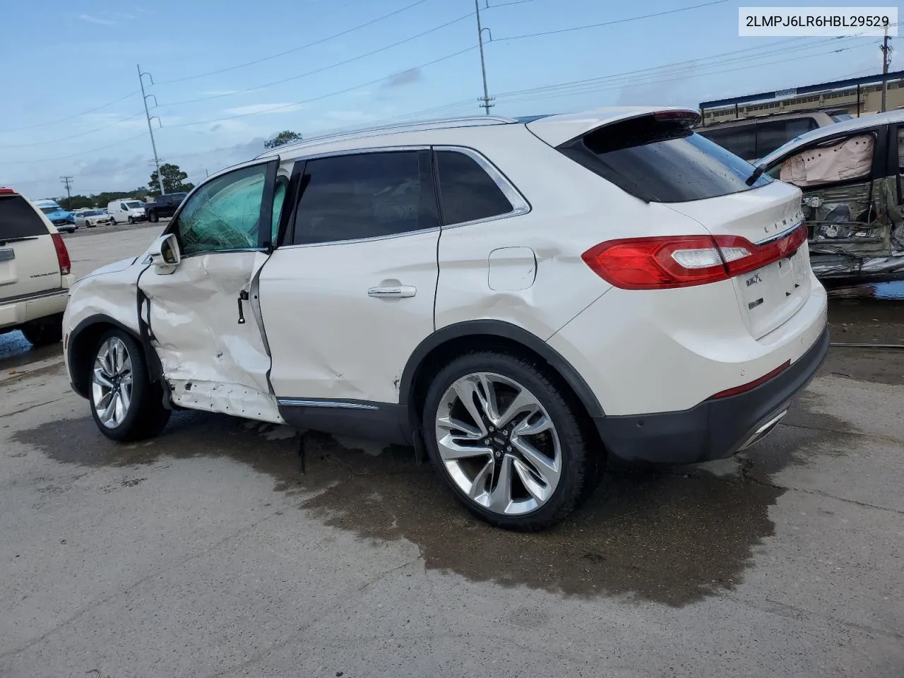 2017 Lincoln Mkx Reserve VIN: 2LMPJ6LR6HBL29529 Lot: 59348444