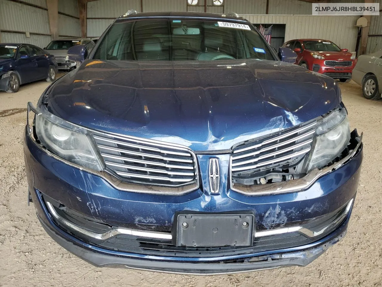 2LMPJ6JR8HBL39451 2017 Lincoln Mkx Premiere