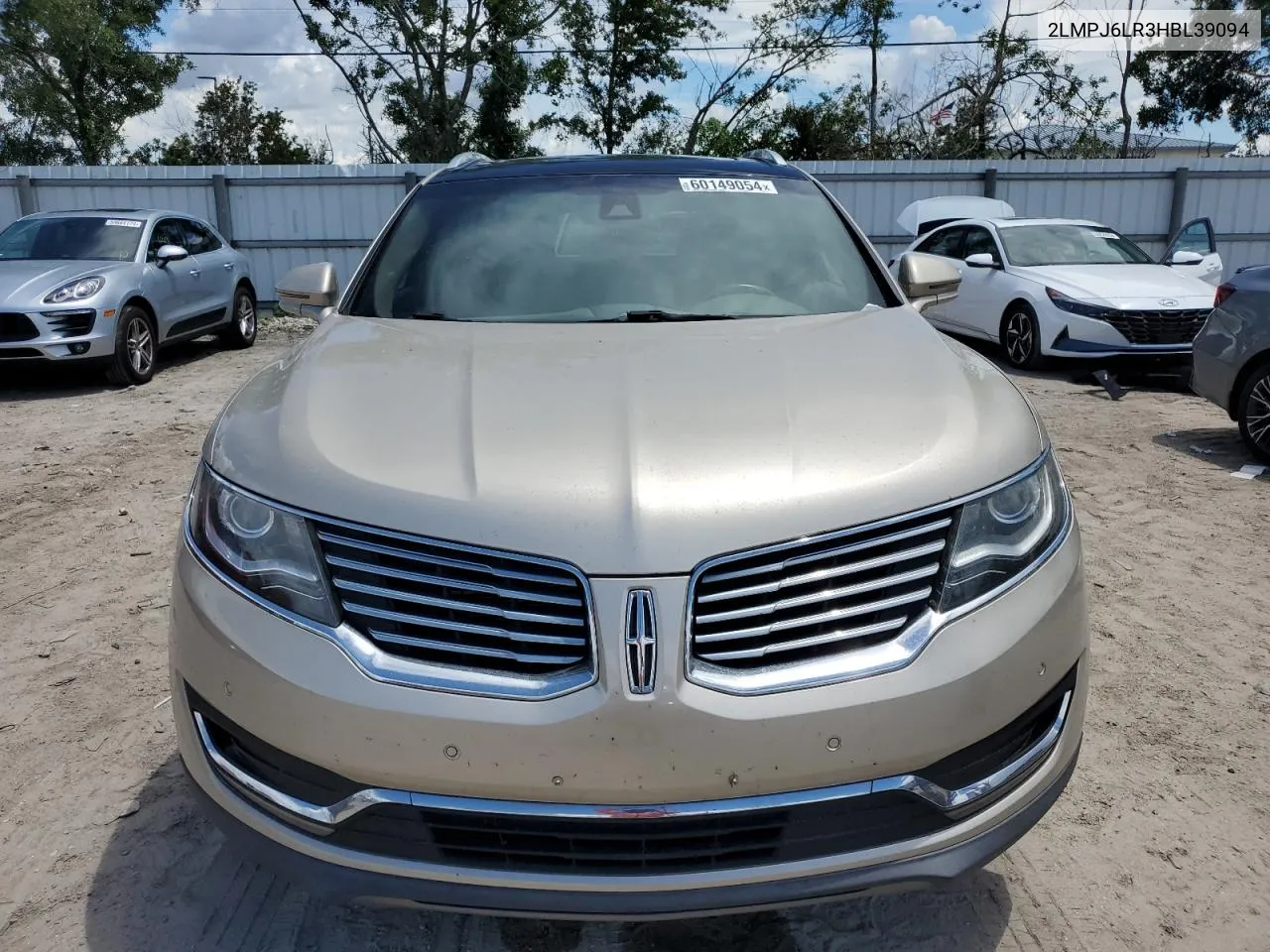 2017 Lincoln Mkx Reserve VIN: 2LMPJ6LR3HBL39094 Lot: 60149054