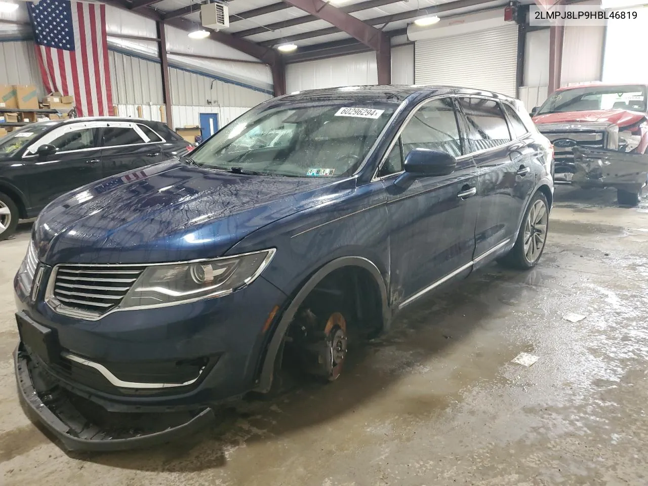 2017 Lincoln Mkx Reserve VIN: 2LMPJ8LP9HBL46819 Lot: 60296294