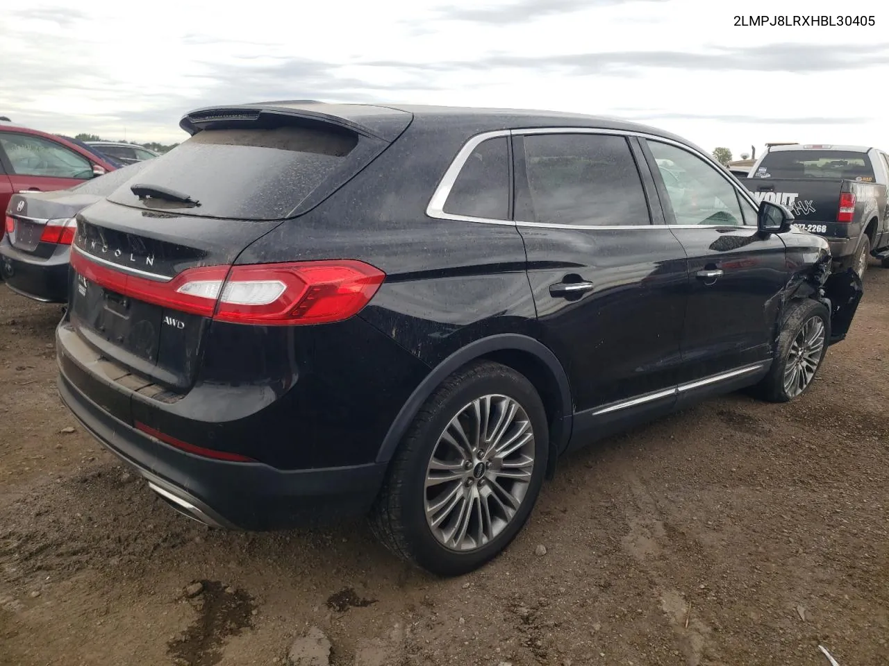 2017 Lincoln Mkx Reserve VIN: 2LMPJ8LRXHBL30405 Lot: 60346494