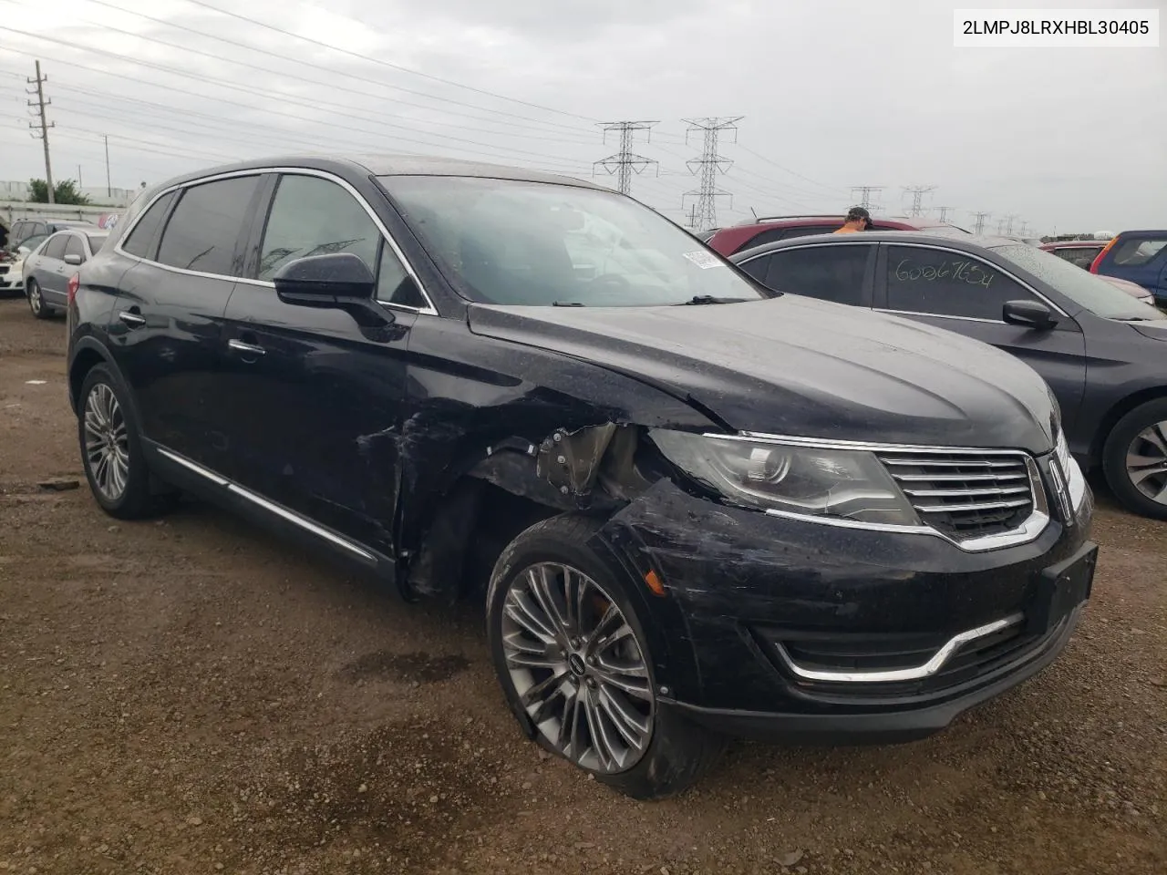 2LMPJ8LRXHBL30405 2017 Lincoln Mkx Reserve