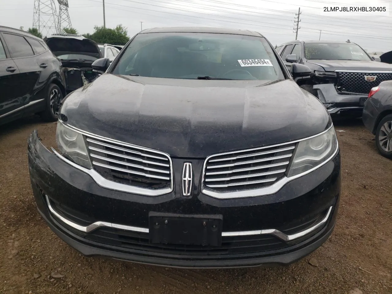 2017 Lincoln Mkx Reserve VIN: 2LMPJ8LRXHBL30405 Lot: 60346494