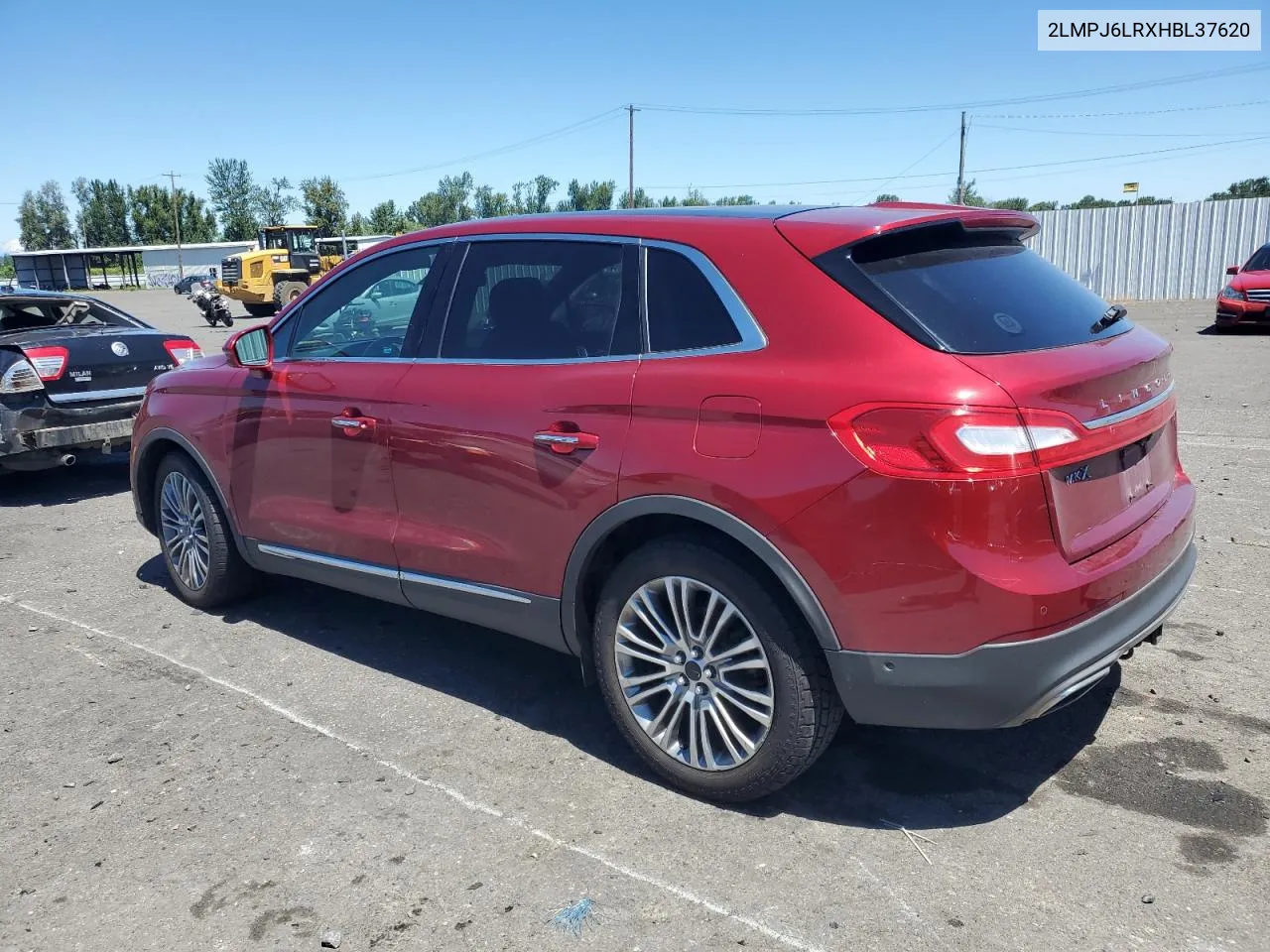 2017 Lincoln Mkx Reserve VIN: 2LMPJ6LRXHBL37620 Lot: 60352314