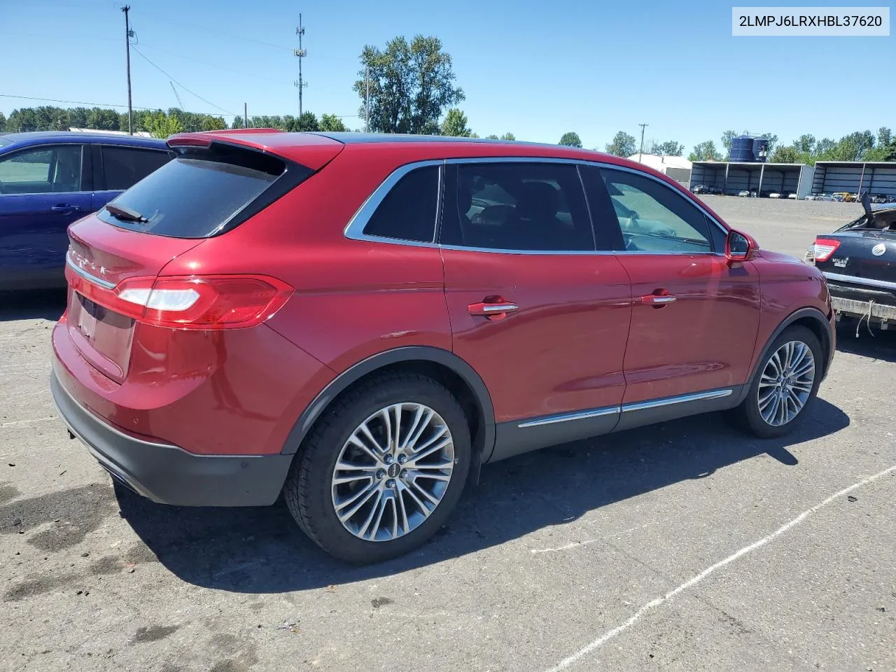 2017 Lincoln Mkx Reserve VIN: 2LMPJ6LRXHBL37620 Lot: 60352314