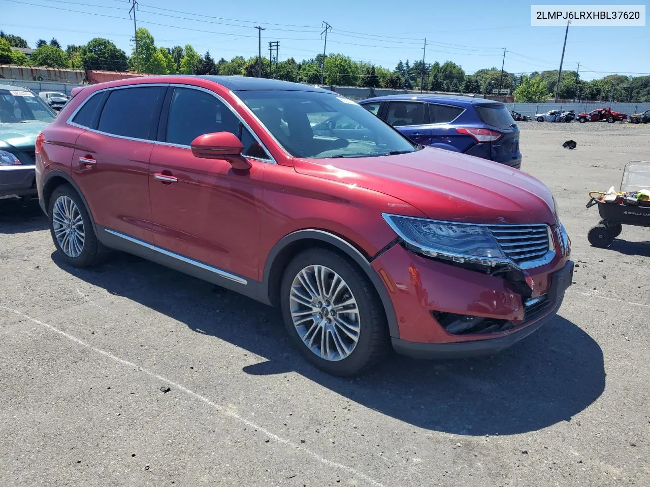 2LMPJ6LRXHBL37620 2017 Lincoln Mkx Reserve