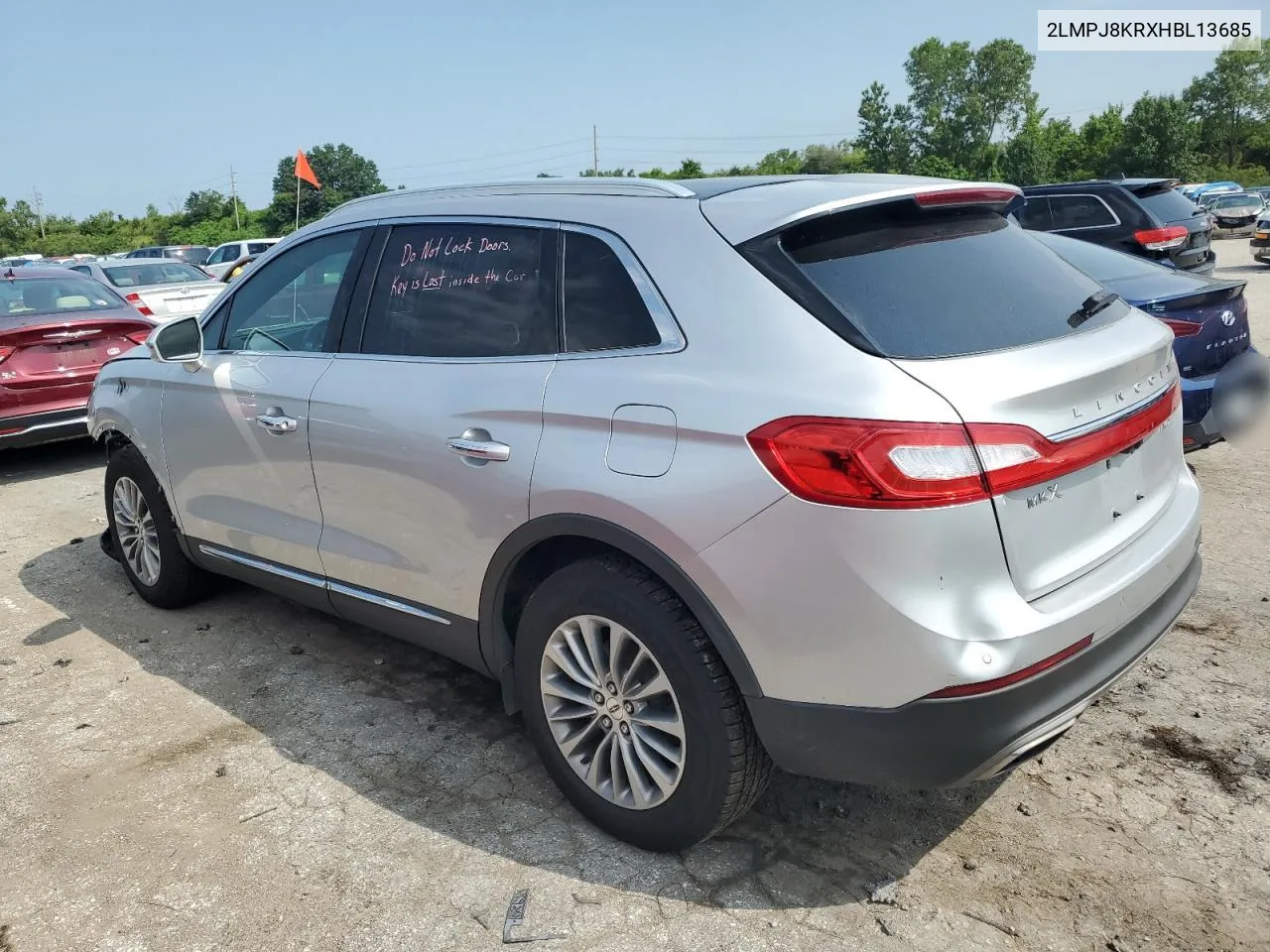 2017 Lincoln Mkx Select VIN: 2LMPJ8KRXHBL13685 Lot: 60461414