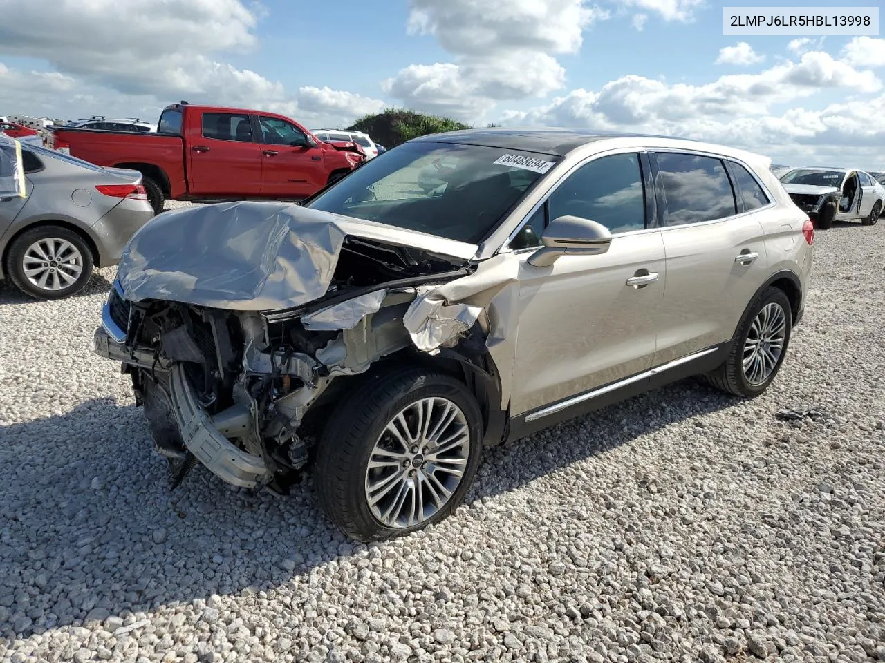 2017 Lincoln Mkx Reserve VIN: 2LMPJ6LR5HBL13998 Lot: 60488694