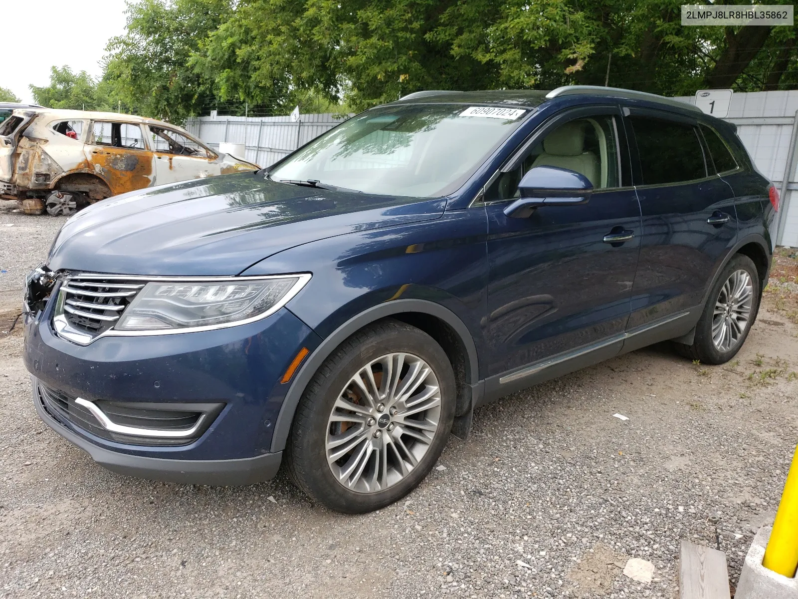 2LMPJ8LR8HBL35862 2017 Lincoln Mkx Reserve