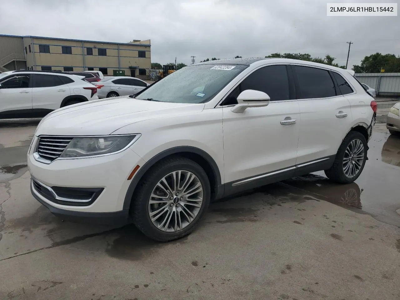 2017 Lincoln Mkx Reserve VIN: 2LMPJ6LR1HBL15442 Lot: 62042284