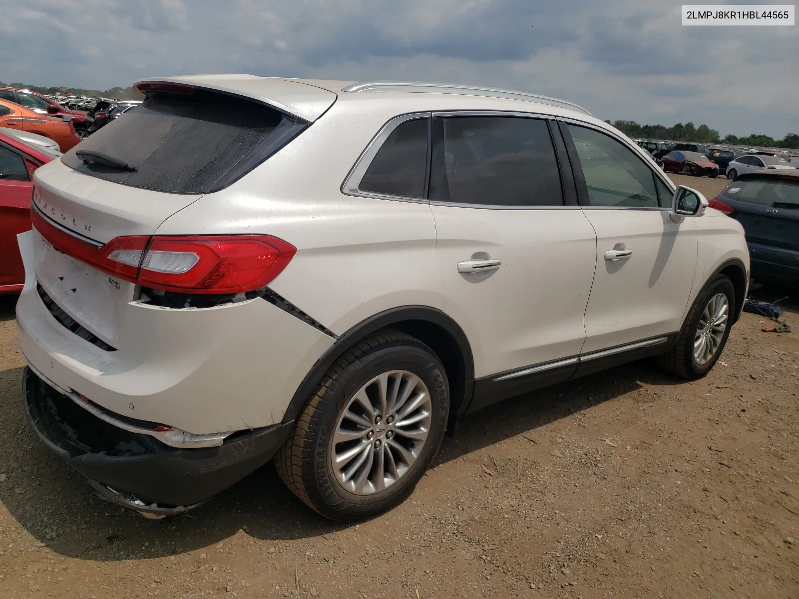 2017 Lincoln Mkx Select VIN: 2LMPJ8KR1HBL44565 Lot: 63137754