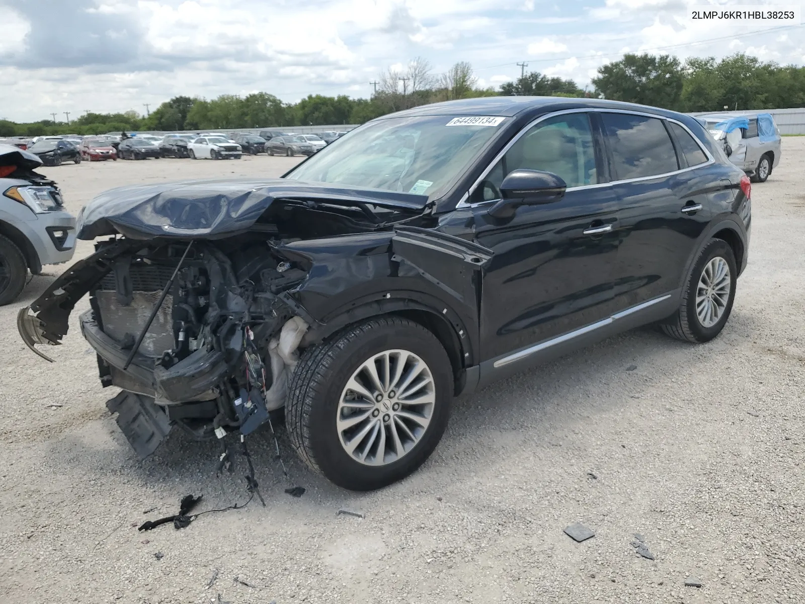 2LMPJ6KR1HBL38253 2017 Lincoln Mkx Select