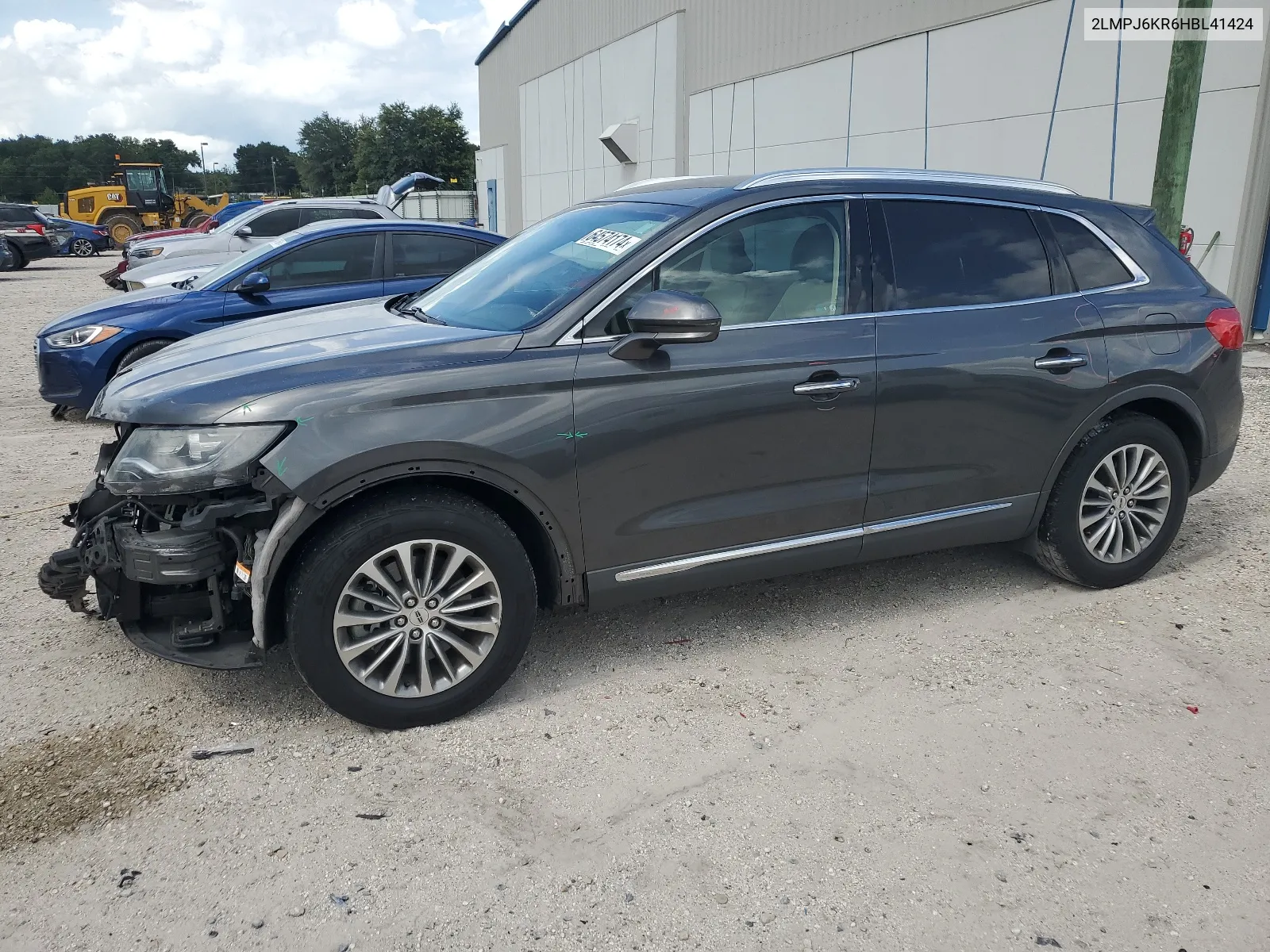 2LMPJ6KR6HBL41424 2017 Lincoln Mkx Select