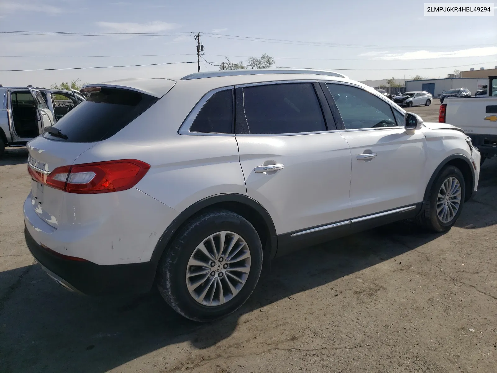 2LMPJ6KR4HBL49294 2017 Lincoln Mkx Select