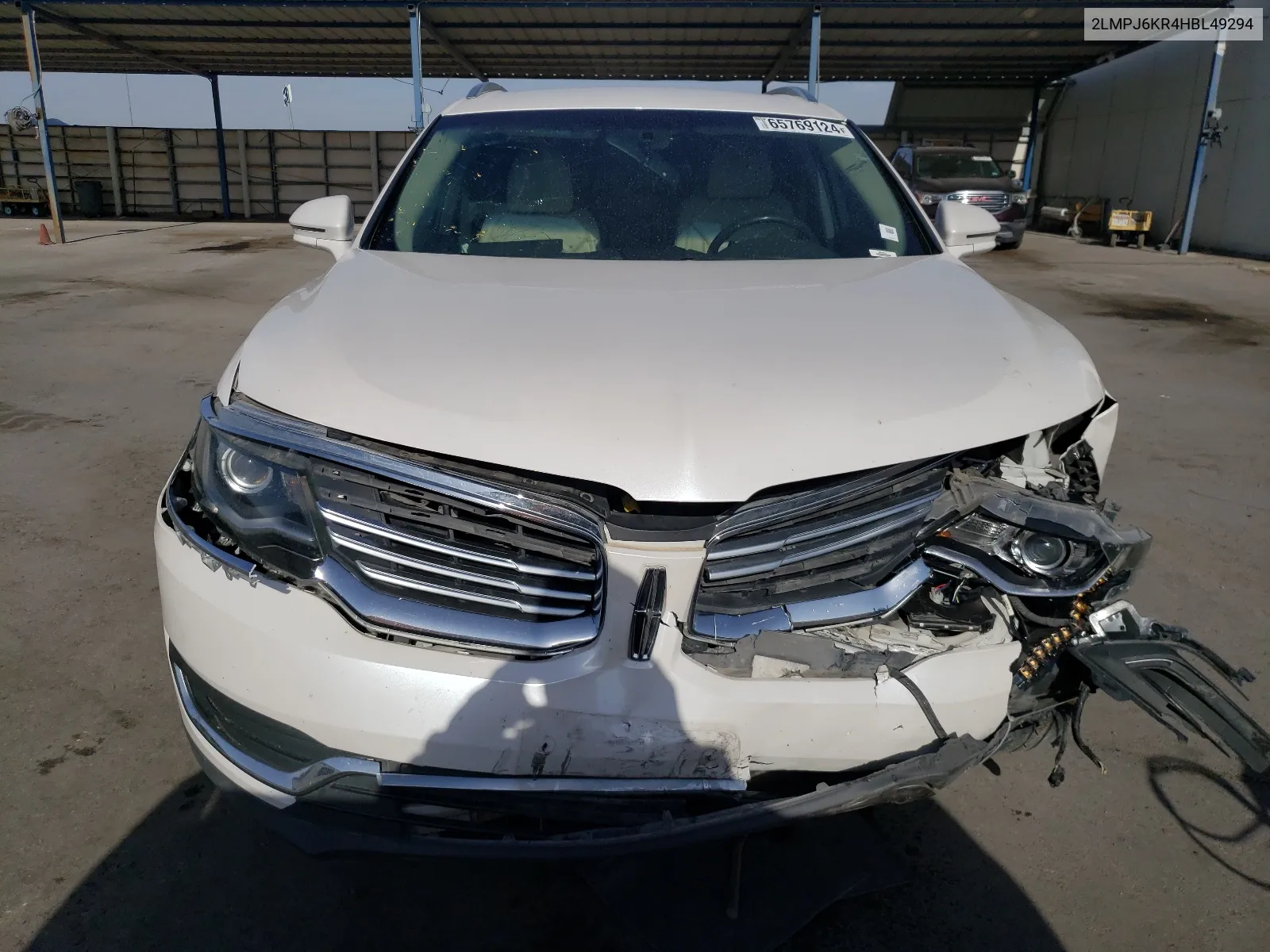 2LMPJ6KR4HBL49294 2017 Lincoln Mkx Select