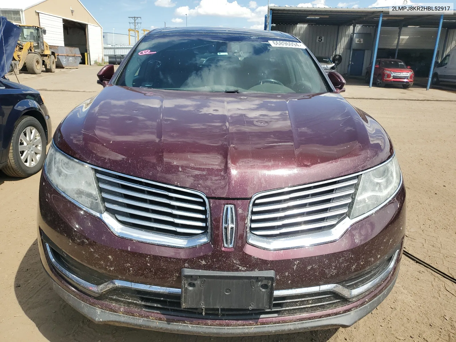 2017 Lincoln Mkx Select VIN: 2LMPJ8KR2HBL52917 Lot: 66896094