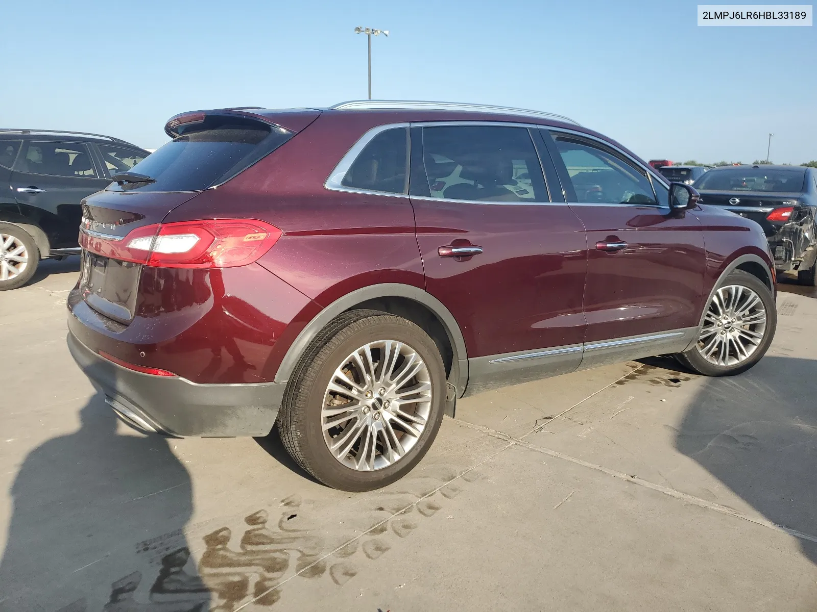 2LMPJ6LR6HBL33189 2017 Lincoln Mkx Reserve