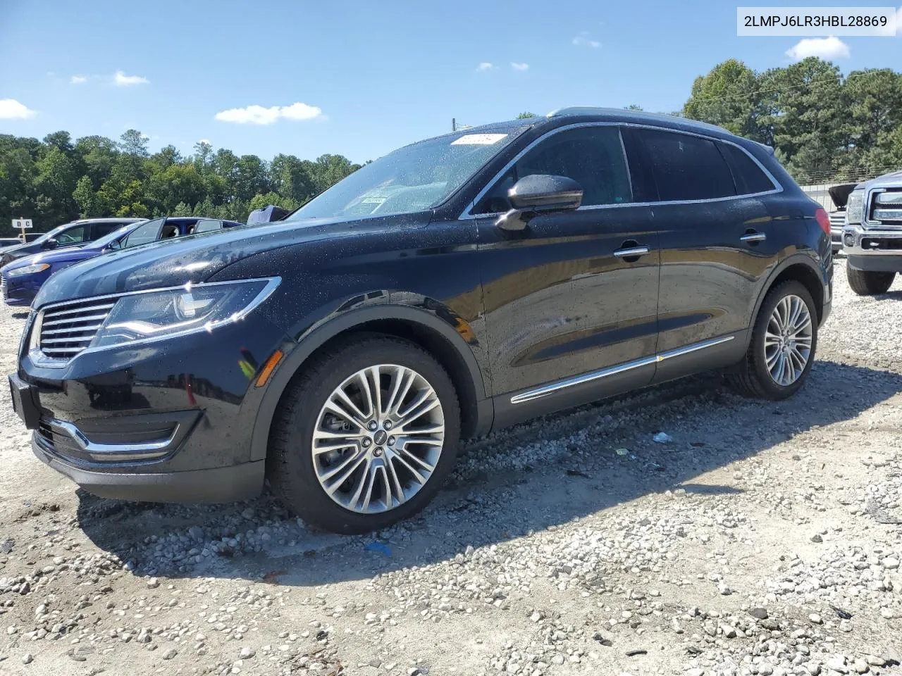 2017 Lincoln Mkx Reserve VIN: 2LMPJ6LR3HBL28869 Lot: 68100094