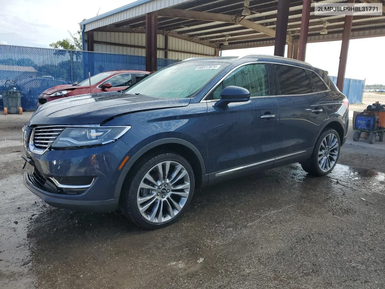 2LMPJ8LP9HBL31771 2017 Lincoln Mkx Reserve