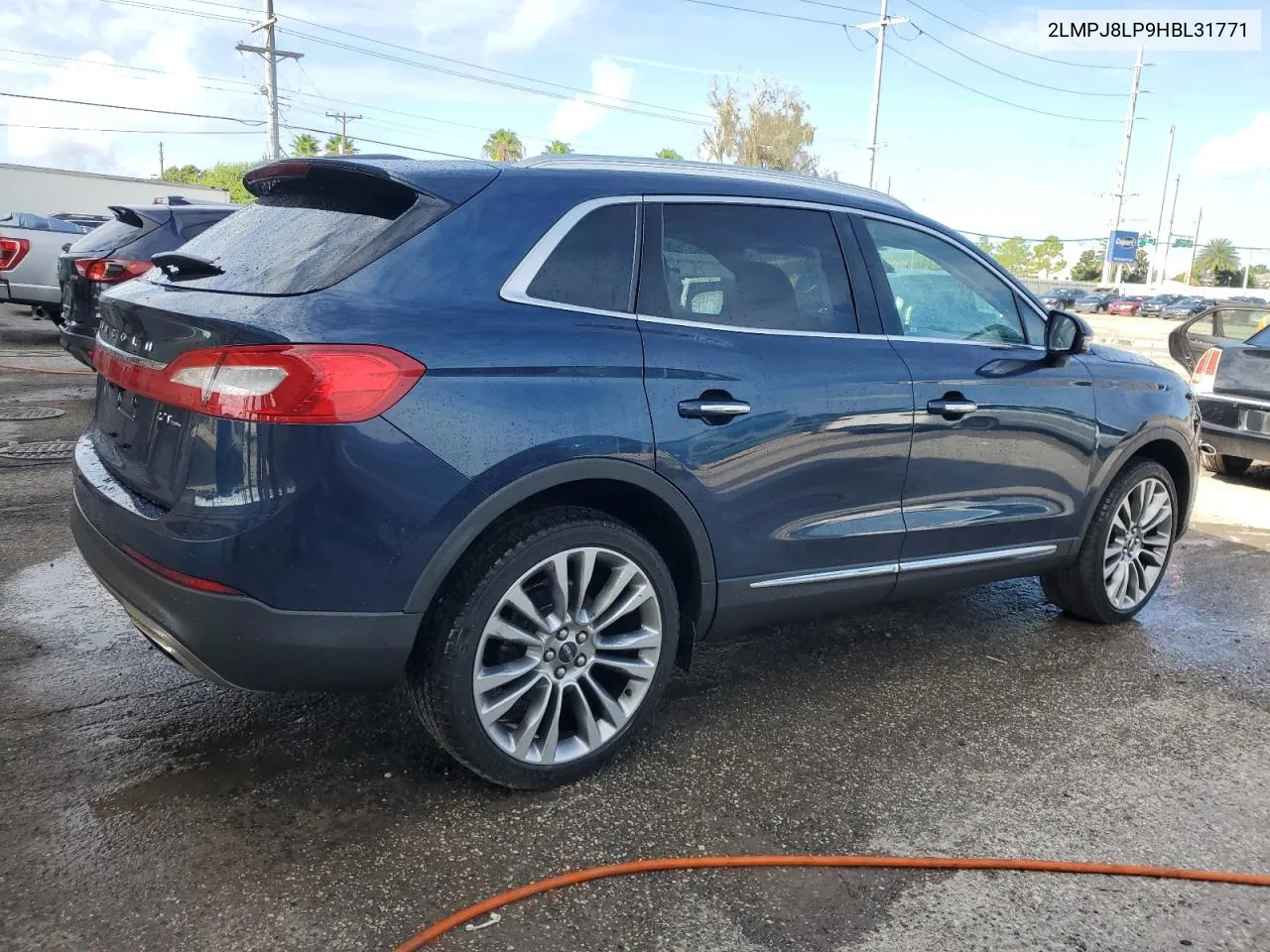 2LMPJ8LP9HBL31771 2017 Lincoln Mkx Reserve