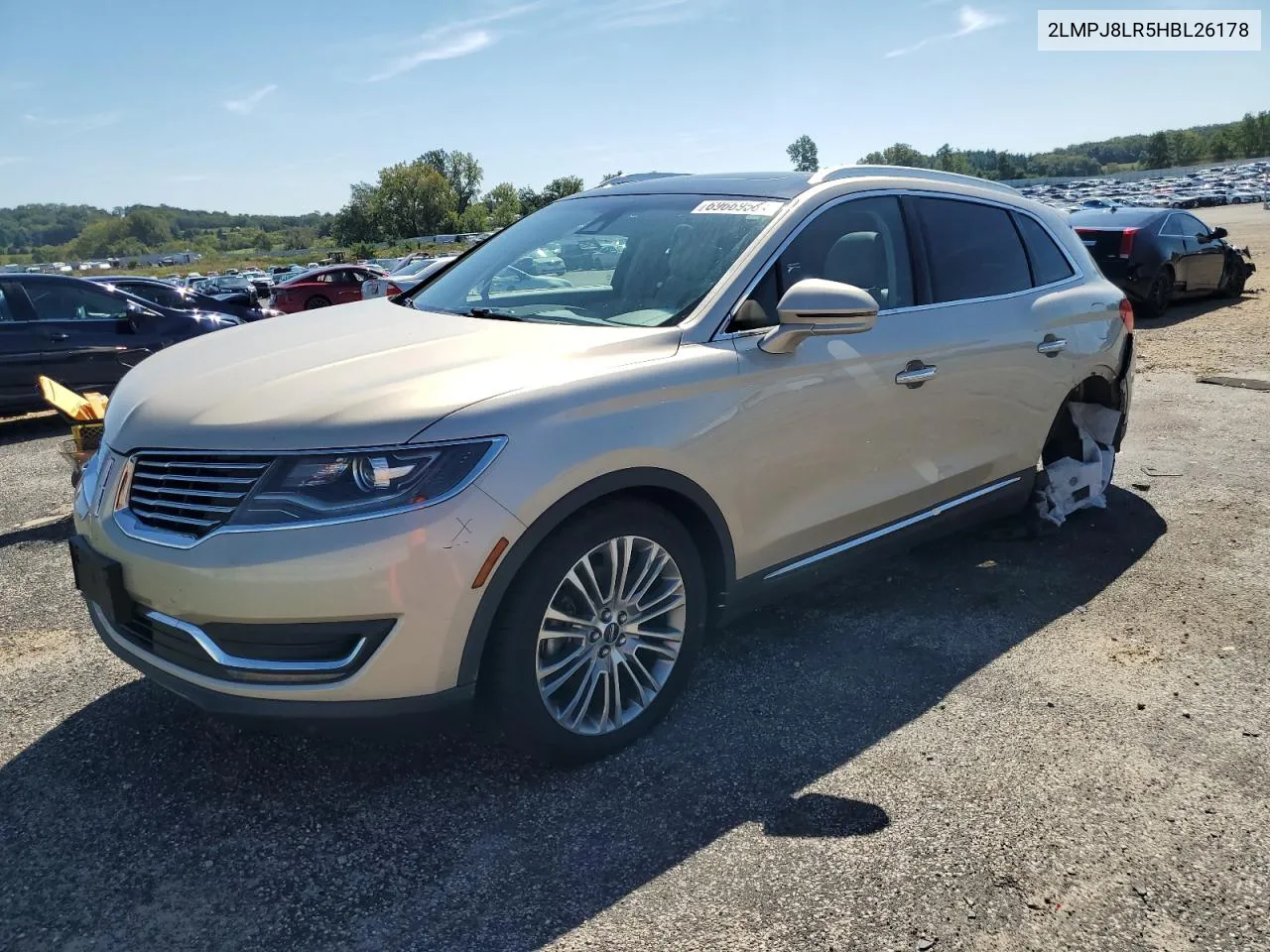 2LMPJ8LR5HBL26178 2017 Lincoln Mkx Reserve