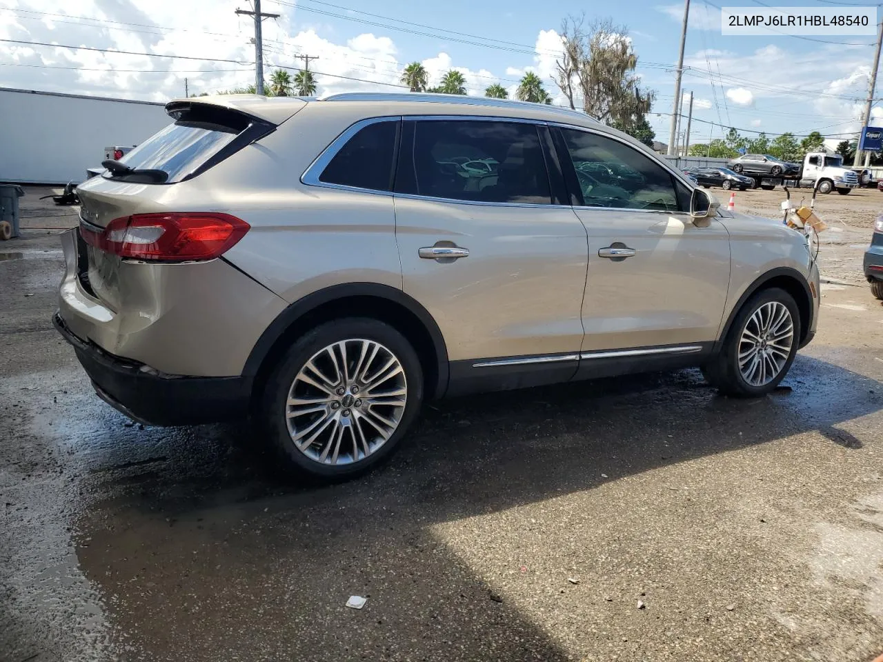 2017 Lincoln Mkx Reserve VIN: 2LMPJ6LR1HBL48540 Lot: 71299794