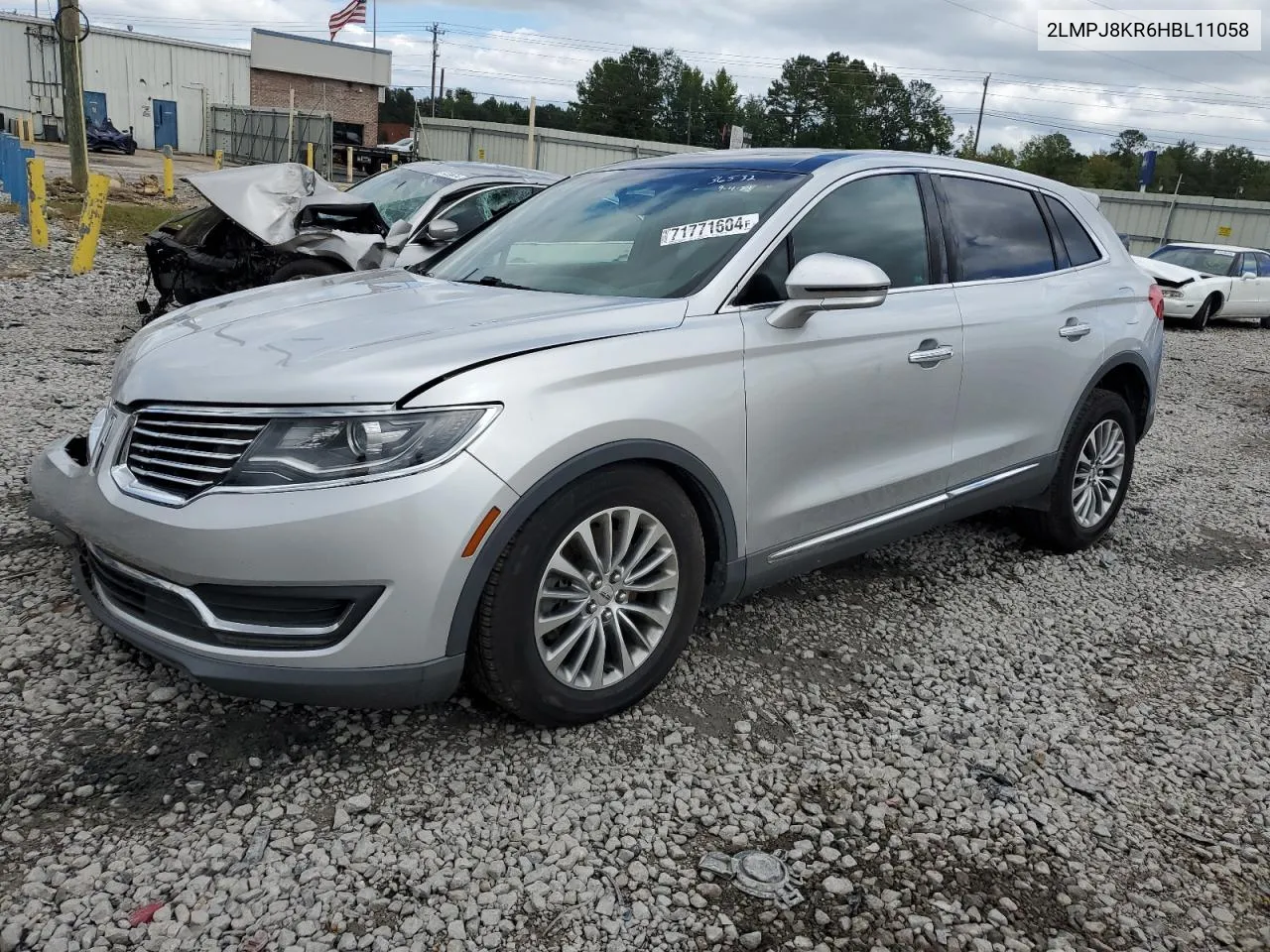 2017 Lincoln Mkx Select VIN: 2LMPJ8KR6HBL11058 Lot: 71771604