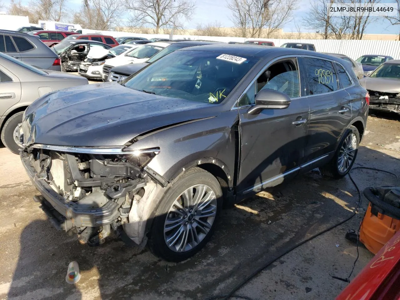 2LMPJ8LR9HBL44649 2017 Lincoln Mkx Reserve