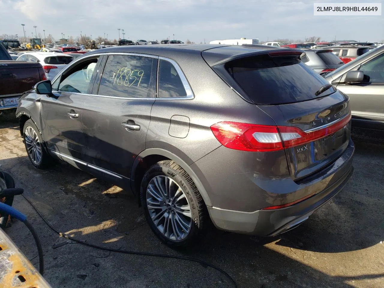 2LMPJ8LR9HBL44649 2017 Lincoln Mkx Reserve