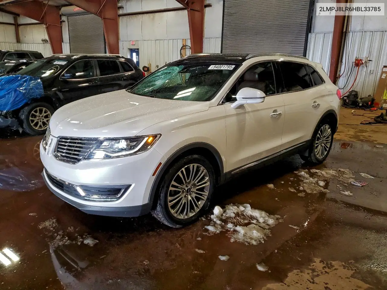 2LMPJ8LR6HBL33785 2017 Lincoln Mkx Reserve