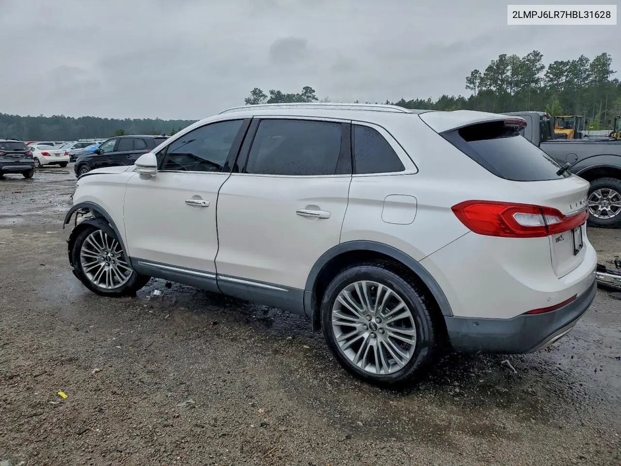 2LMPJ6LR7HBL31628 2017 Lincoln Mkx Reserve