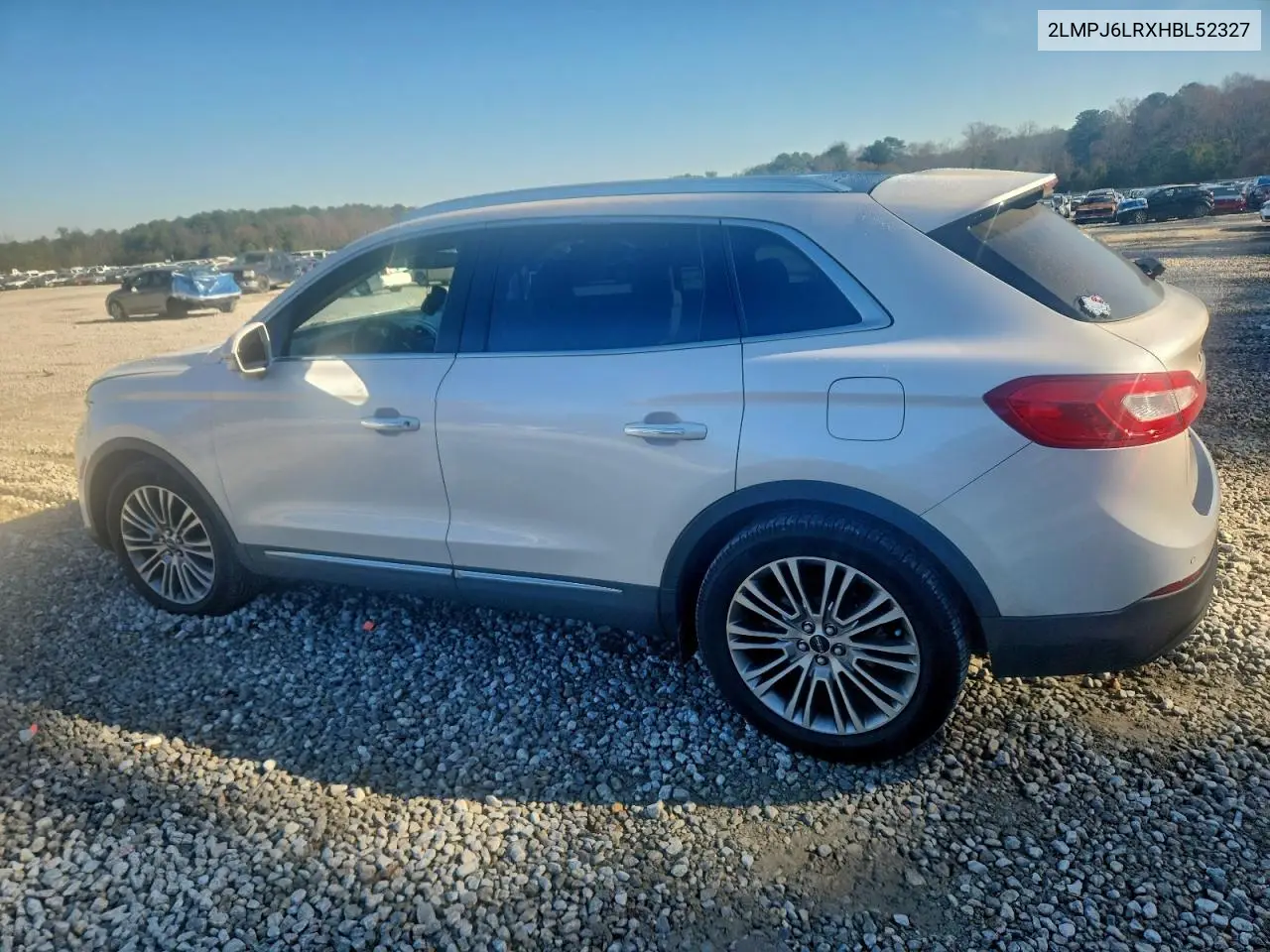 2LMPJ6LRXHBL52327 2017 Lincoln Mkx Reserve