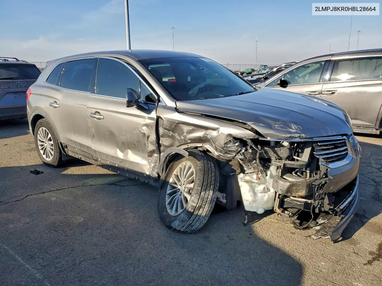 2LMPJ8KR0HBL28664 2017 Lincoln Mkx Select