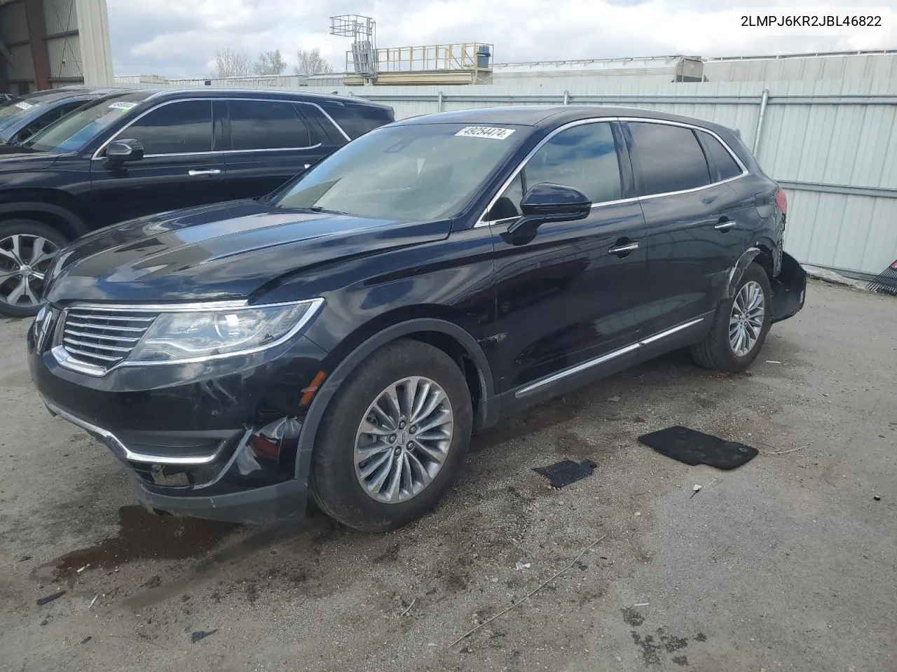 2018 Lincoln Mkx Select VIN: 2LMPJ6KR2JBL46822 Lot: 49254474