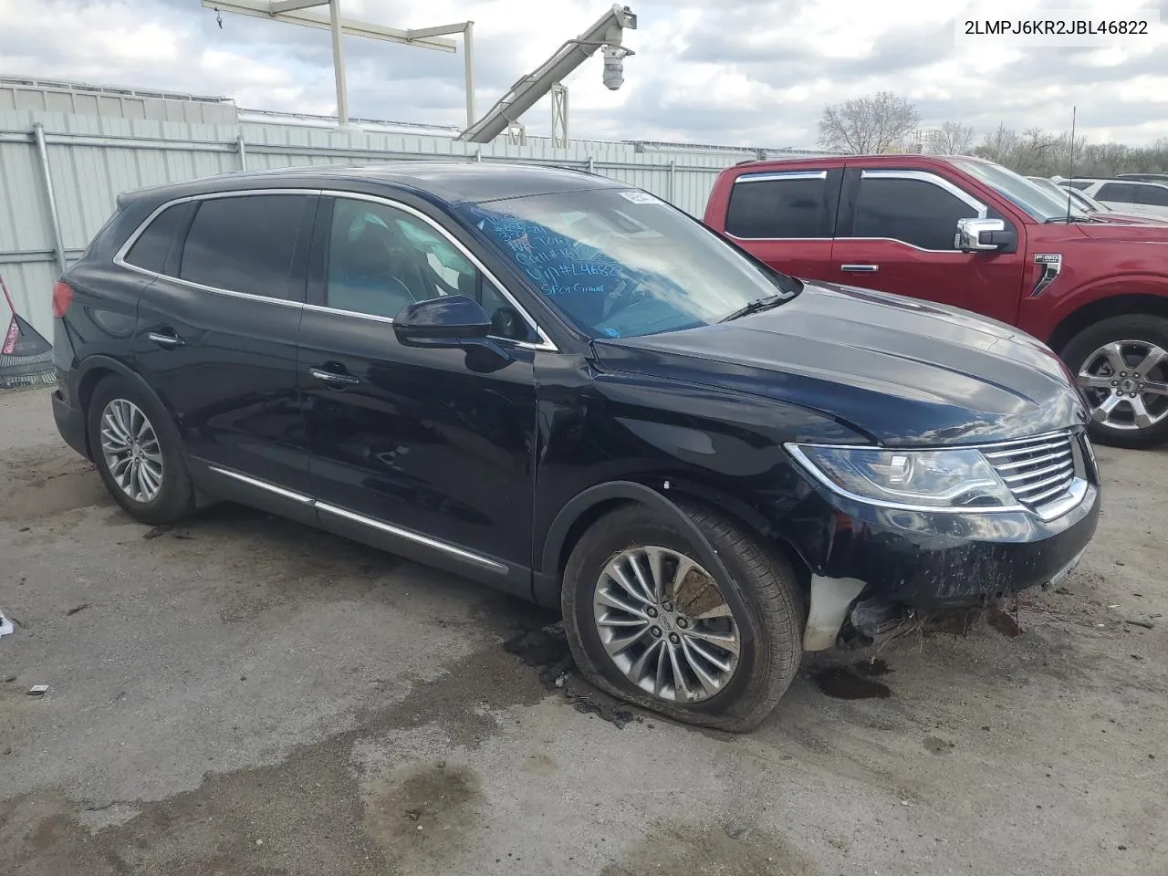 2018 Lincoln Mkx Select VIN: 2LMPJ6KR2JBL46822 Lot: 49254474