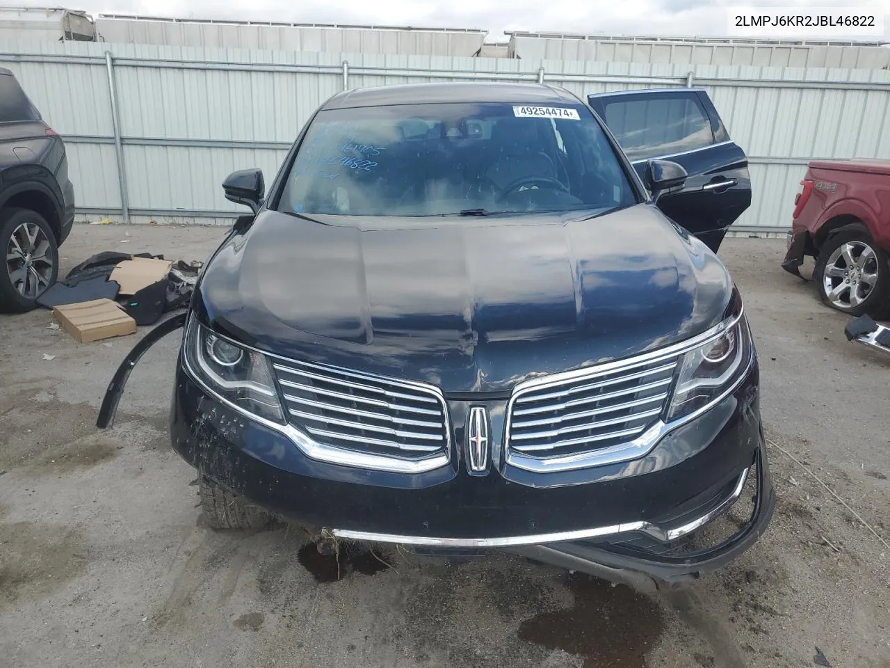 2018 Lincoln Mkx Select VIN: 2LMPJ6KR2JBL46822 Lot: 49254474