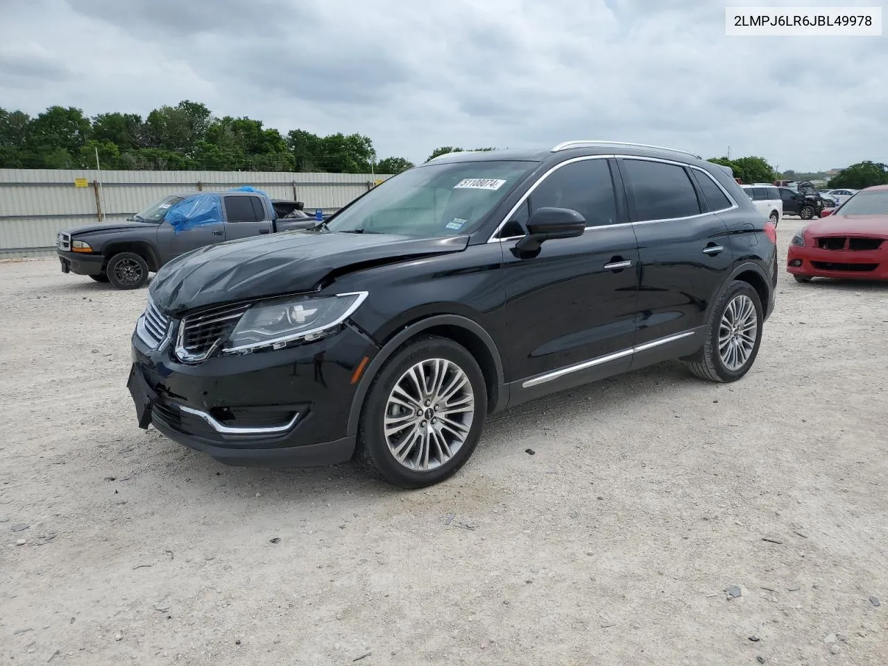 2018 Lincoln Mkx Reserve VIN: 2LMPJ6LR6JBL49978 Lot: 51108074