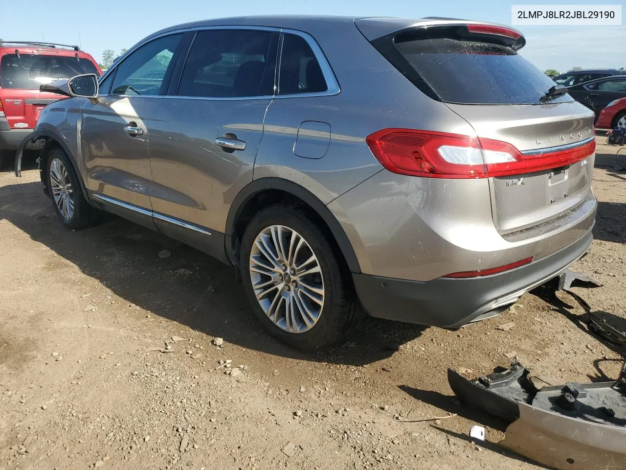 2LMPJ8LR2JBL29190 2018 Lincoln Mkx Reserve