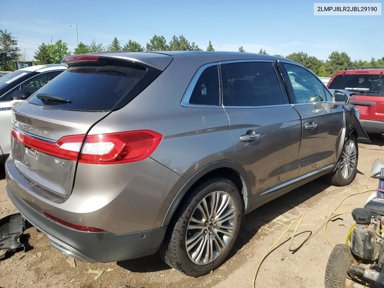 2018 Lincoln Mkx Reserve VIN: 2LMPJ8LR2JBL29190 Lot: 54053724