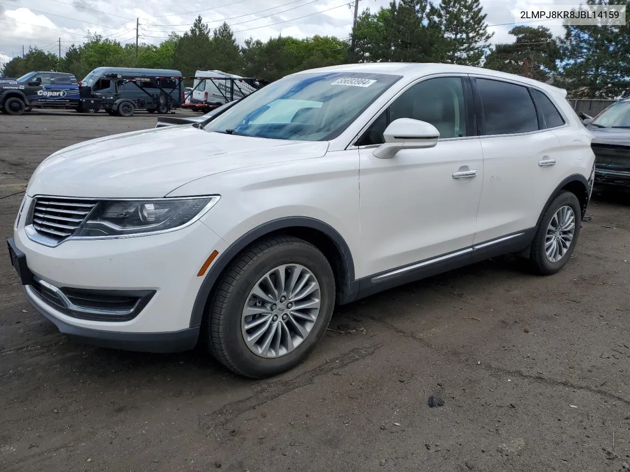 2018 Lincoln Mkx Select VIN: 2LMPJ8KR8JBL14159 Lot: 55693984