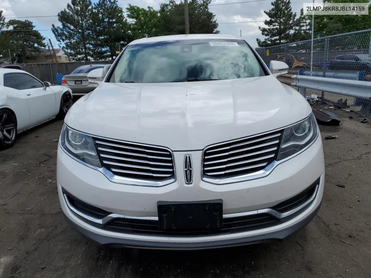 2018 Lincoln Mkx Select VIN: 2LMPJ8KR8JBL14159 Lot: 55693984