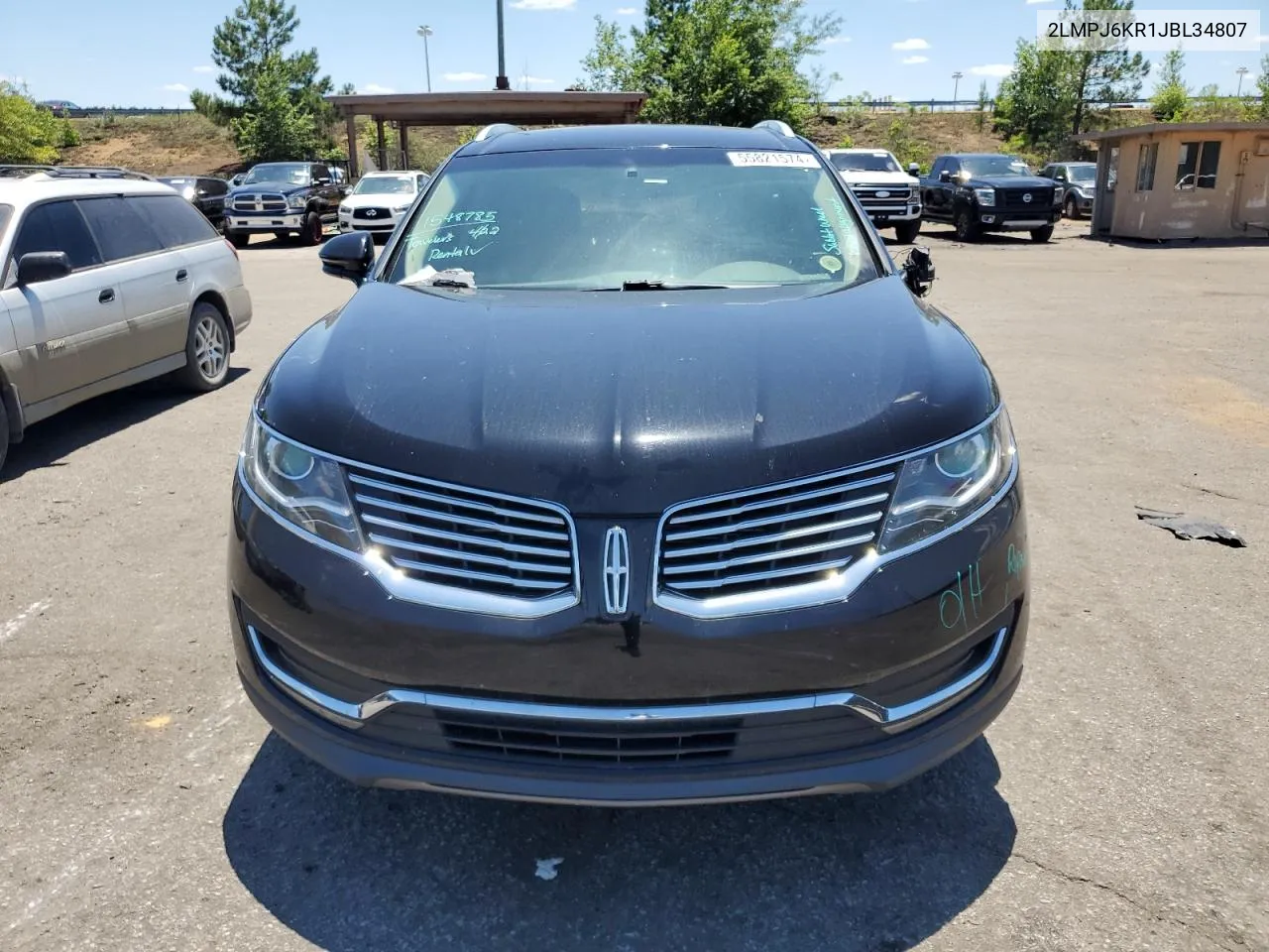 2018 Lincoln Mkx Select VIN: 2LMPJ6KR1JBL34807 Lot: 55821574