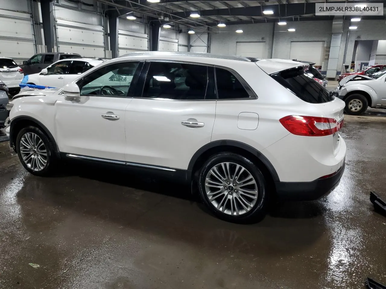 2LMPJ6LR3JBL40431 2018 Lincoln Mkx Reserve