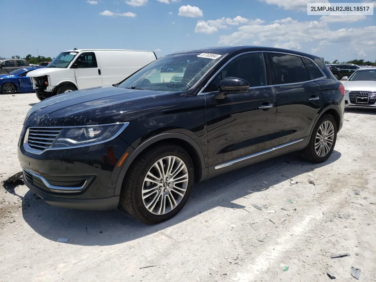 2LMPJ6LR2JBL18517 2018 Lincoln Mkx Reserve