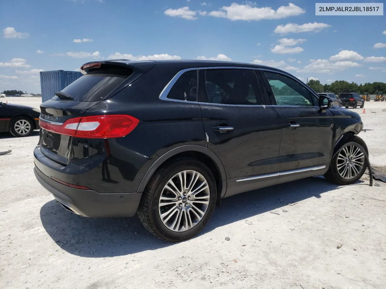 2LMPJ6LR2JBL18517 2018 Lincoln Mkx Reserve