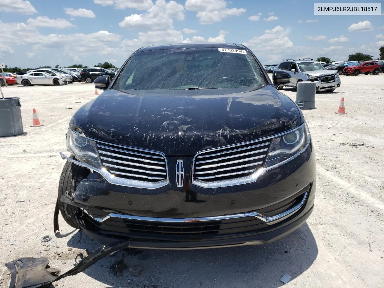 2LMPJ6LR2JBL18517 2018 Lincoln Mkx Reserve